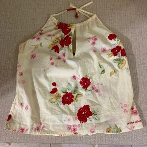 Vintage Floral Halter Top